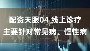 配资天眼04 线上诊疗主要针对常见病、慢性病